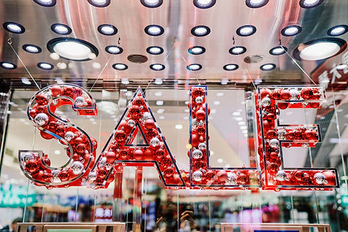 Weihnachts-Sale-Dekoration