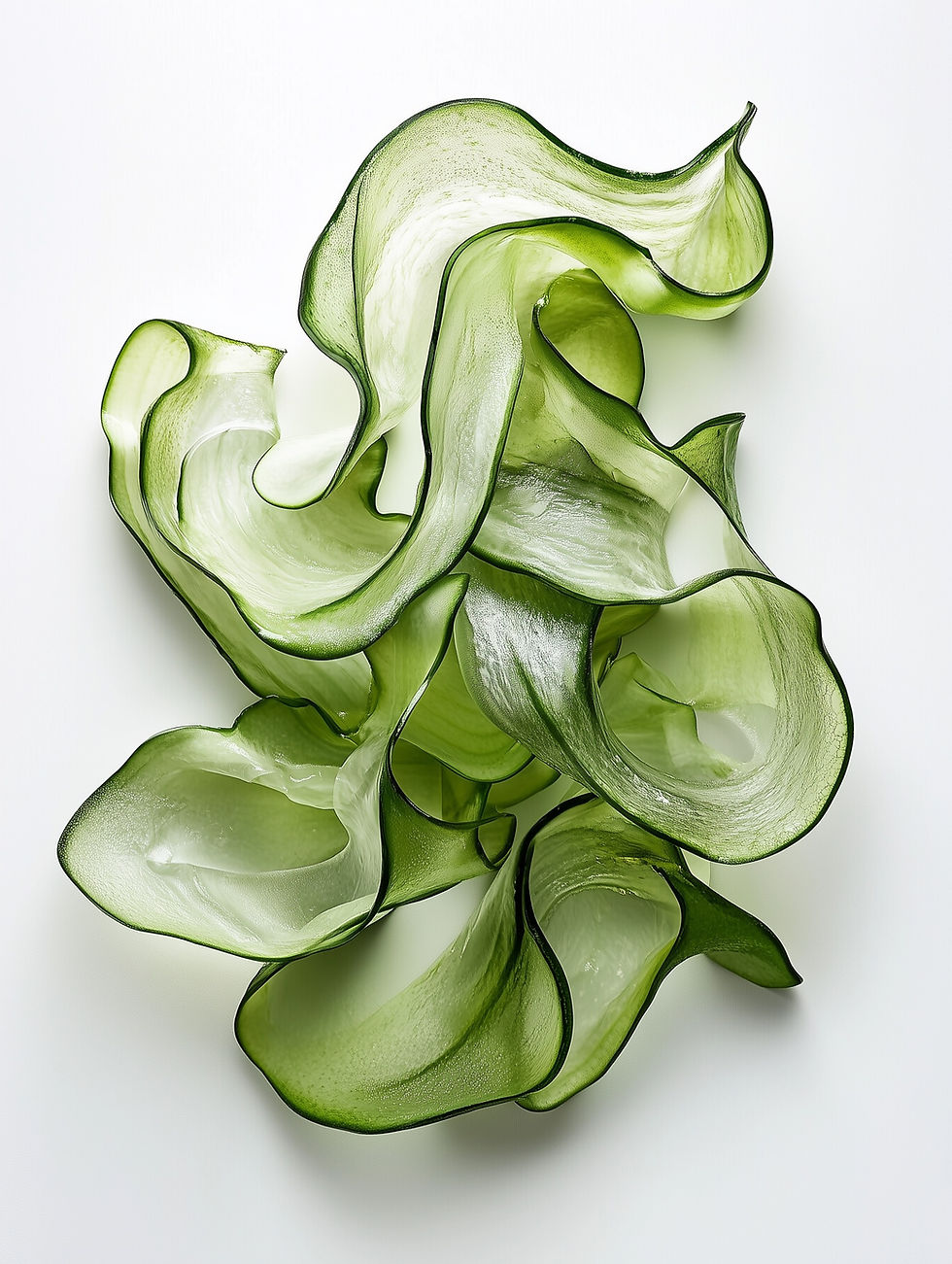 Green Vegetable Slices