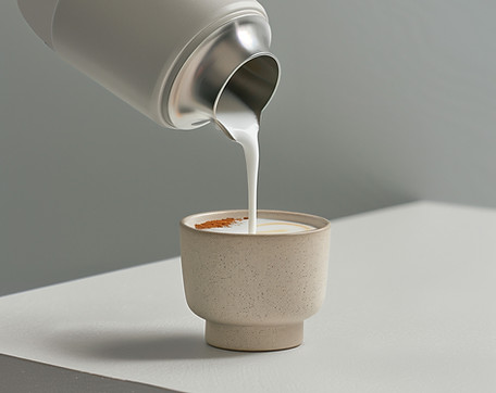 Pouring Milk Art