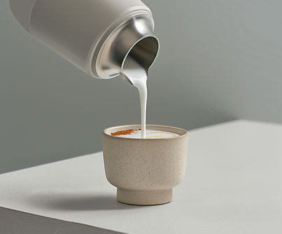 Pouring Milk Art
