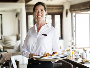 Waitress Portrait