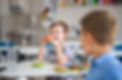 Child eating fruit
