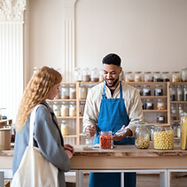 Friendly Shop Interaction