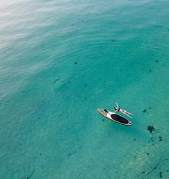 Paddleboard In Ocean