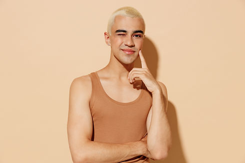 Portrait d'un clin d'œil