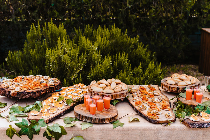 Appetizer Buffet Table