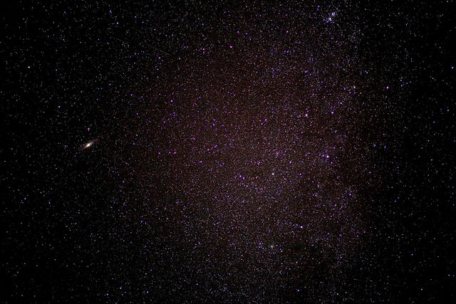 Cielo nocturno estrellado