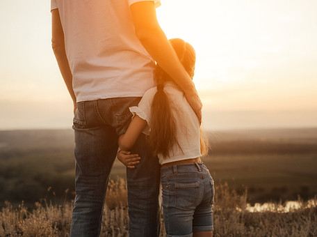 Parent and Child Hugging
