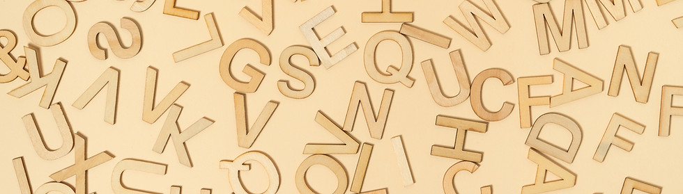 Wooden Letters Scatter
