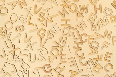 Wooden Alphabets