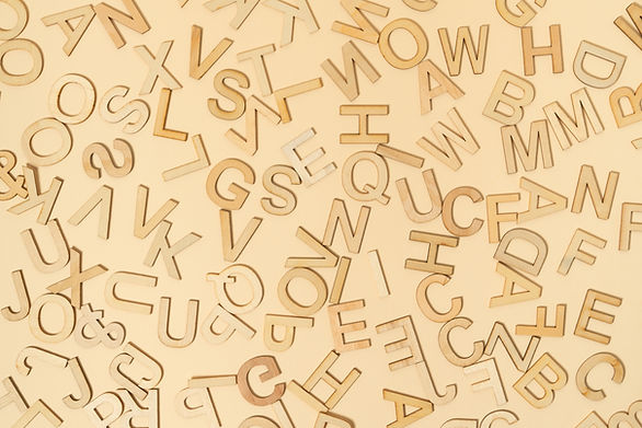 Wooden Letters Scatter