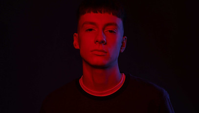 Moody Red Portrait