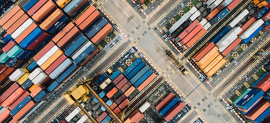 Aerial View of Containers