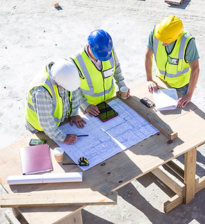 Réunion de l'équipe de construction