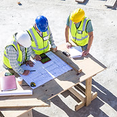 Architect on Building Site