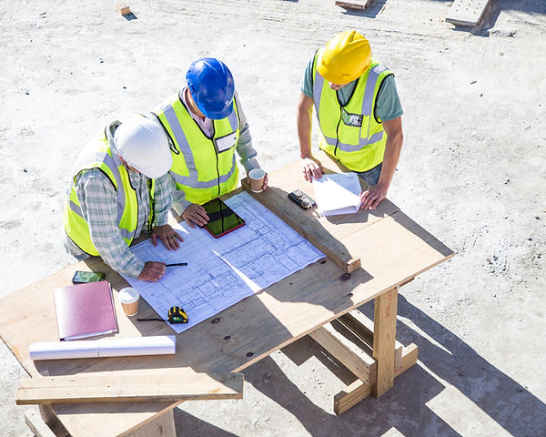Architect on Building Site