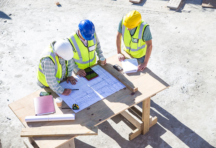 Architect on Building Site