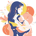 Mother Holding Baby