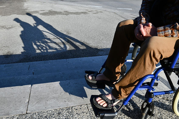 Man in wheelchair