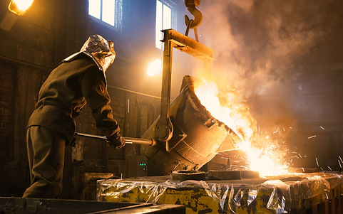 Steel works