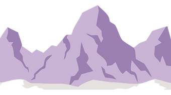 Illustration de la montagne pourpre