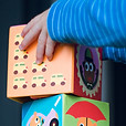 Bloques de apilamiento de niños