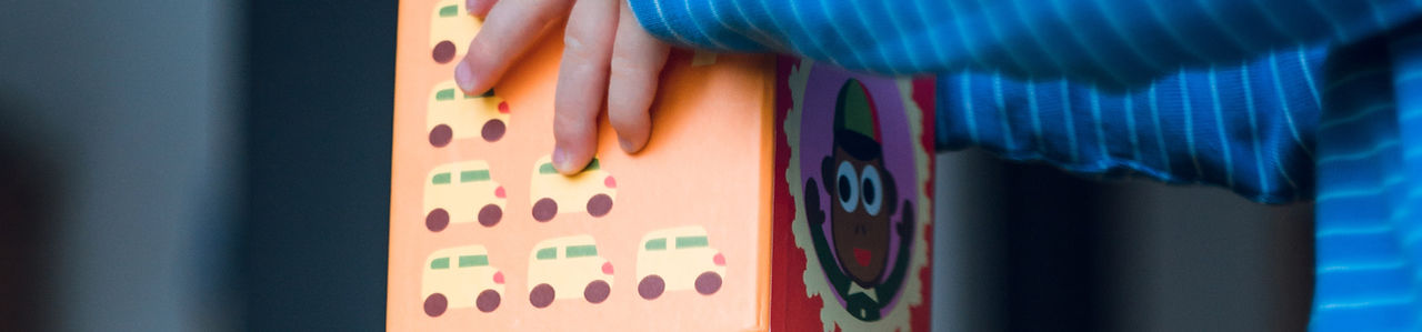 Kid Piling Blocks