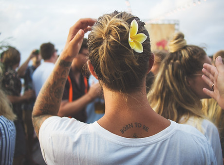 Flower in Hair