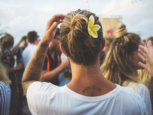 Flower in Hair