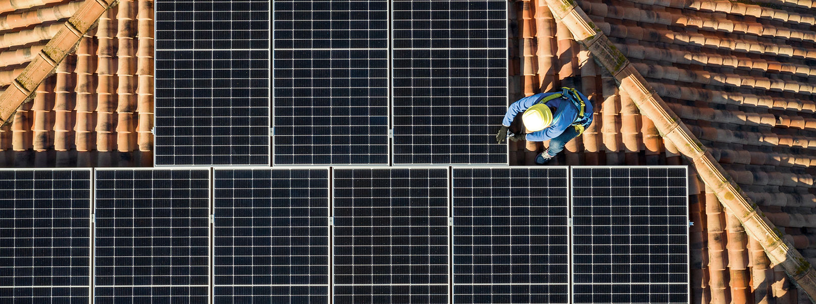Solar Panels on Rooftop