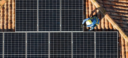 Solar Panels on Rooftop