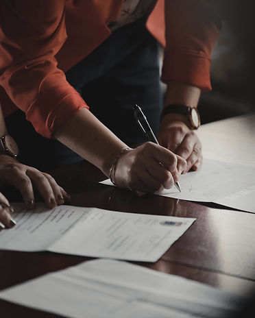 Signature d'un contrat