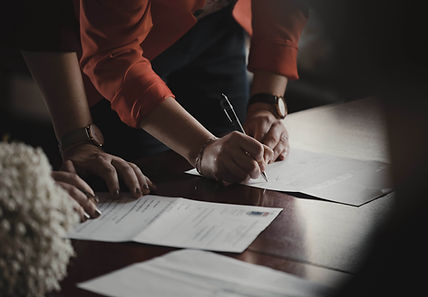 Signing Important Documents