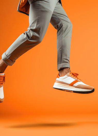 Jumping in Sneakers