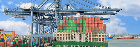 Cargo Ship at the Port