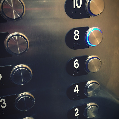 Illuminated Push Button In Elevator