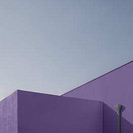 Purple Building Exterior