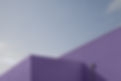 Purple Building Exterior