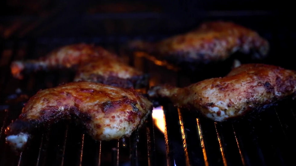 Grilled Chicken Cooking