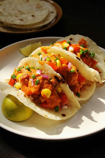 Tacos on a Plate