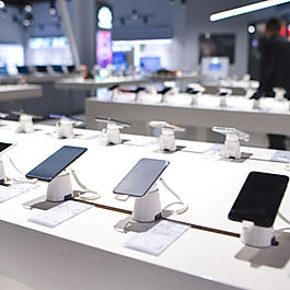 The size of a phone