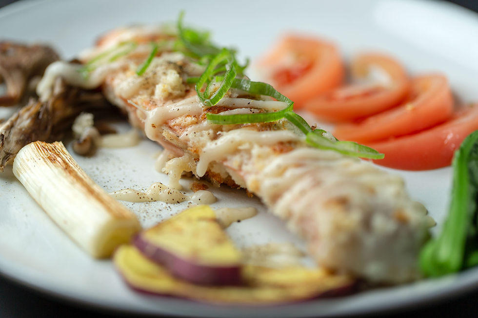 Arranged Food and Objects