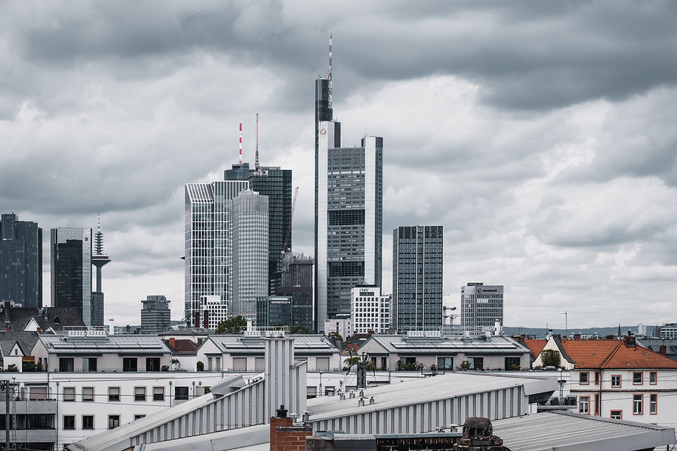 Wolken über der Stadt