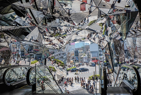 Shopping Mall with Mirrors
