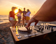 Festa na praia