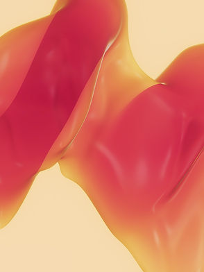 Abstract Orange Liquid