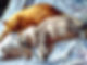 Cats Sleeping On Bed At Home