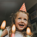 Moment de célébration d'anniversaire