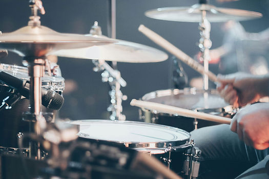 Drummer Playing Drums