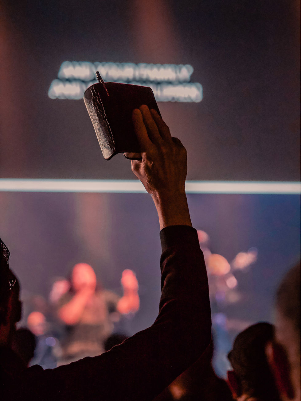 Raised Hand in Worship